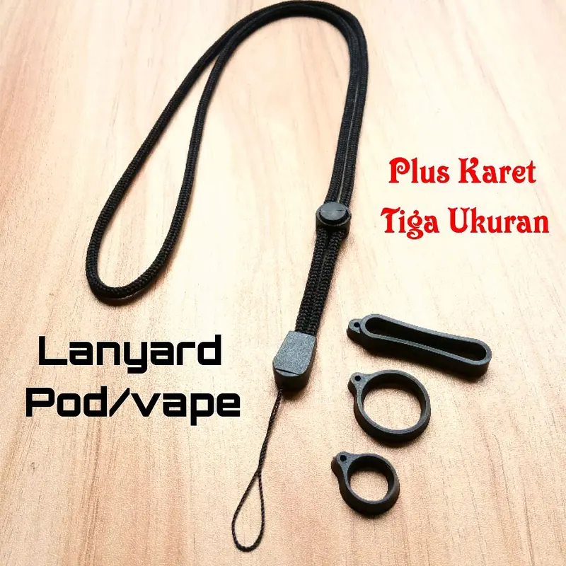 Lanyard Tali Gantungan Podz Hp Id Card Dll Plus Oring 3 Ukuran 3