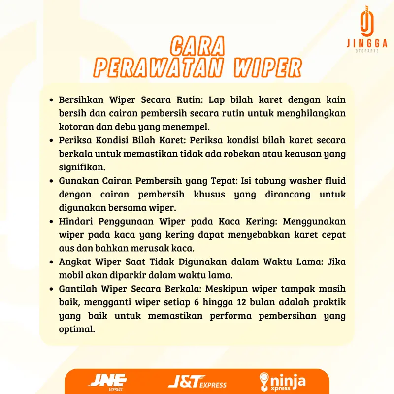 Wiper Frameless Dual Karet Model Karet Ganda 2 Lapis Sepasang Tanpa Rangka Besi Untuk Semua Jenis Mobil 3