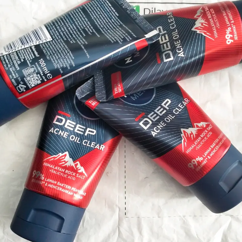 Men Deep Acne Oil Clear Acne Attack Facial Wash 100ml - ACNE ATTACK BARU 0