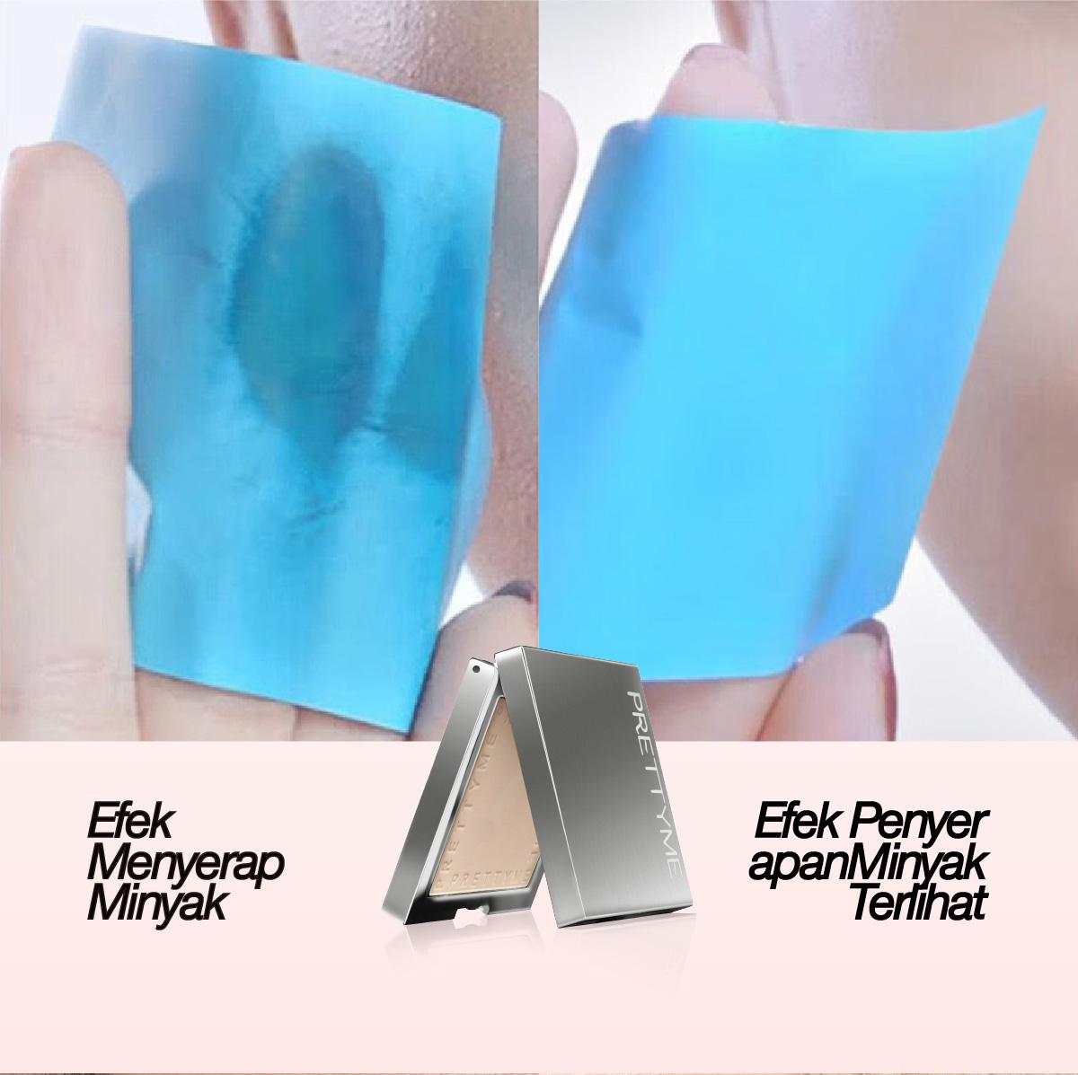 [BPOM] PRETTYME Two Way Cake | Matte foundition Bedak padat Smoothing powder Oil control powder | Anti noda Tahan keringat Fiksasi riasan tahan lama compact powder powder