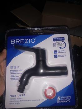 Product Review of BREZIO Keran Mesin Cuci Selang Taman FCBZ 7273 /  Dinding Tembok Kran Air Black from e**2 0