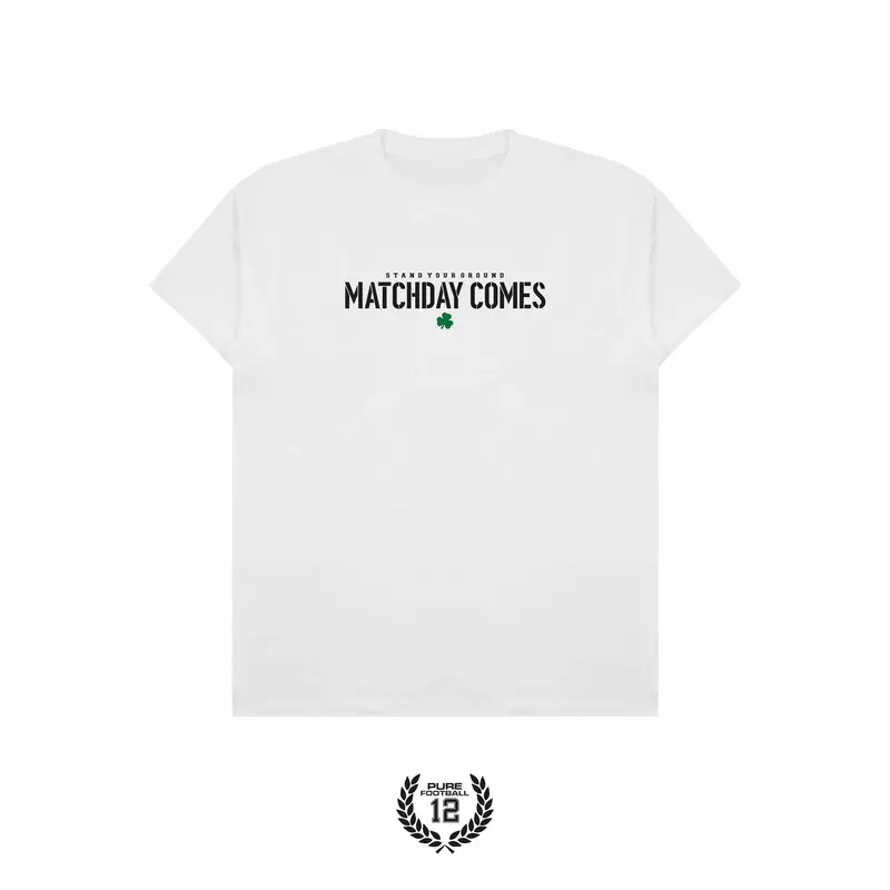 PURE FOOTBALL T-Shirt Match Day Comes | Tshirt Football Fans | Tshirt Pria Casuals | Kaos Pria Cotton Combad 24s 2