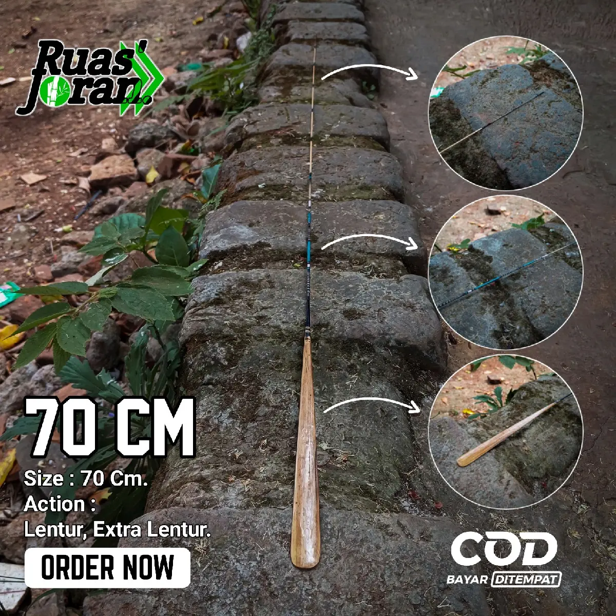 JORAN WADER 70 CM - JORAN BAMBU - JORAN MICRO - JORAN LENTUR - JORAN MURAH - JORAN BREKELE