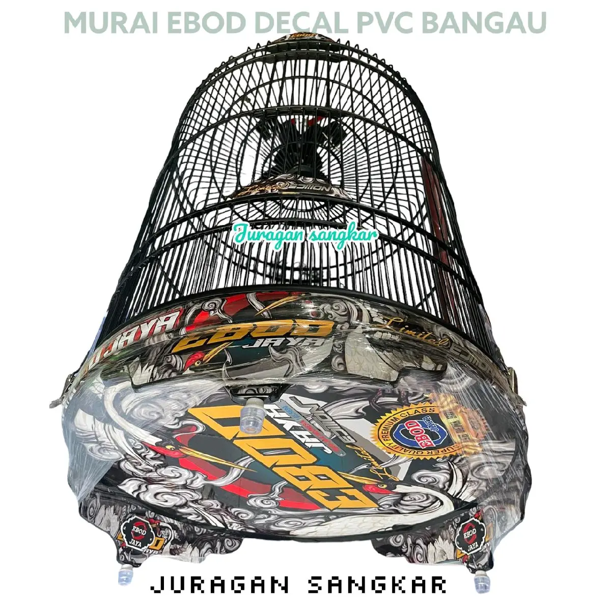 Sangkar kandang murai ebod pvc deval limited edition angsa
