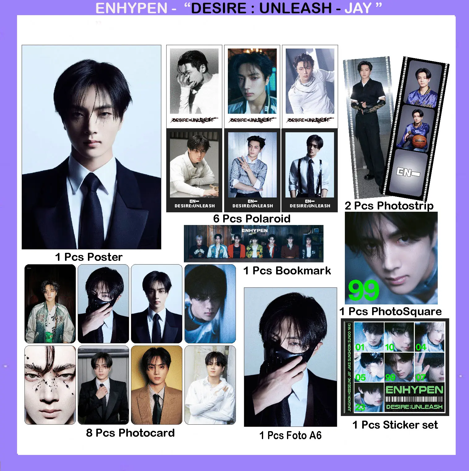 member set desire unleash enha kit jungwon jake heesung niki heesung jay sunghoon