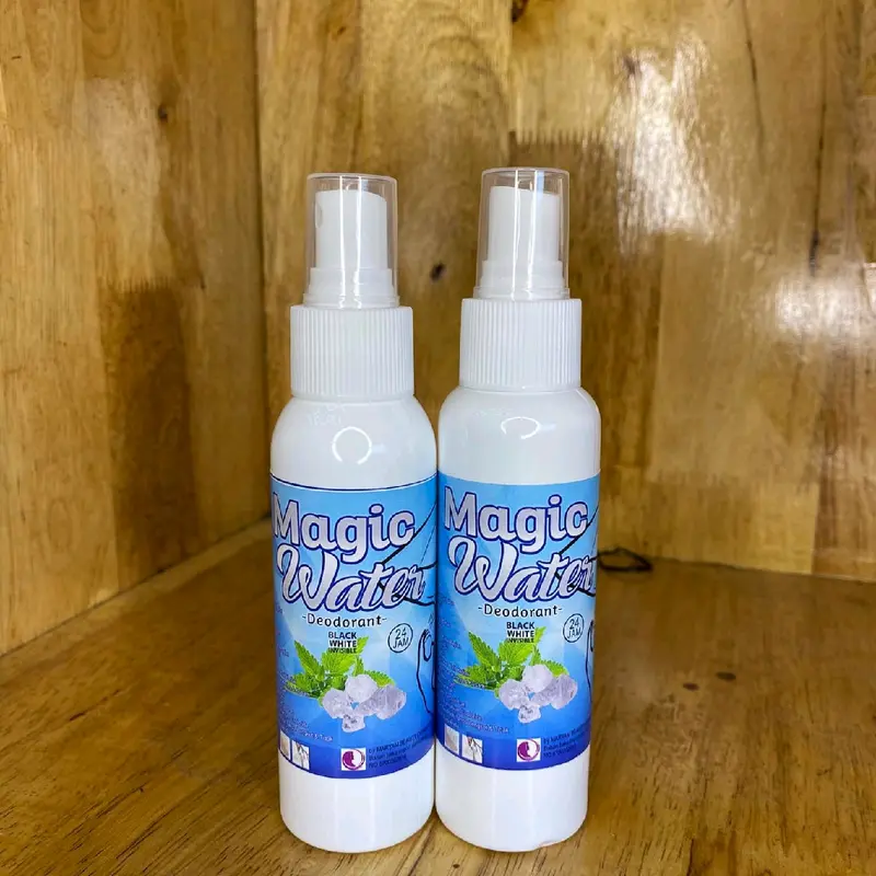 DEODORANT SPRAY DENGAN KANDUGAN ANTI BACTERIAL, ANTI BAU BADAN PLUS BISA MEMUTIHKAN KETIAK HARGA MURAH  GAK AKAN  NINGGALKAN  NODA PUTIH ATAU KUNING DI BAJU TIDAK BERBEKAS. ADA KANDUGAN  PENCERAH NIACINAMIDE , GLYCOLIC ACID, VIT E.   Buruan harga 10.000 1