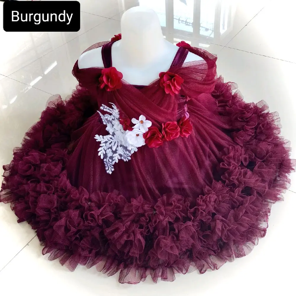 Dress petite anak mewah untuk pesta dan ulang tahun formal umur 1th-10th Perempuan