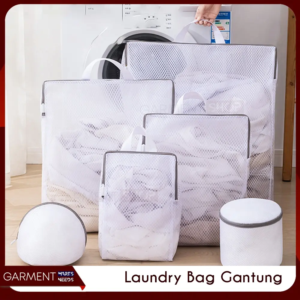 Washing Bag Laundry Tas Jaring Cover Pelindung Cuci Baju Mesin Cuci Kantong Net Cuci Pakaian Jumbo
