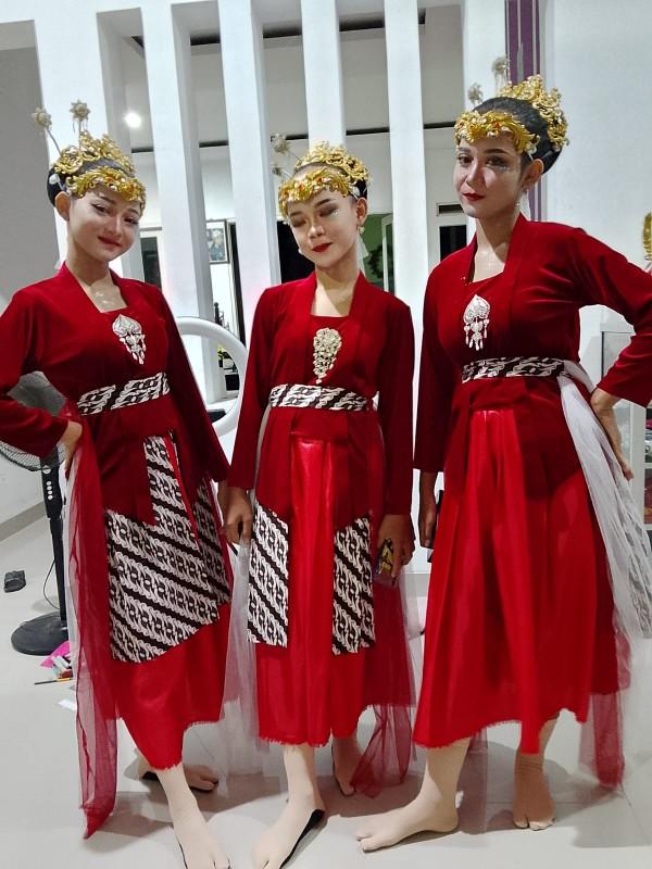 Product Introduction of satu set kening dan sanggul siger mahkota aksesoris pengantin Elegan Hiasan 9