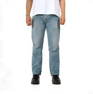 Trondheim Celana Jeans Denim Pria Reguler Shaw Tintbleach Washed