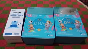 Product Review of [EXCLUSIVE YUXI] 2 Box Coolvita DHA Gummy Buah Mix Apel, Mangga, dan Jeruk (Total 28 Gummy) + 1 Botol Calcium Chewable (Total 30 Tablet) | Suplemen Anak (Mulai 3 Tahun) dan Dewasa | Dukung Tumbuh Kembang Otak, Tulang & Gigi Secara Optimal from R**8 0