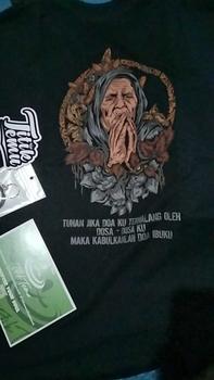 Product Review of T-Shirt Titik Temu - DOA IBU 3 | Kaos Katun Combed Sablon from E**e 1