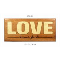 Gambar Hiasan Dinding Kayu Timbul 3 Dimensi & Grafirc - AYAT ALKITAB (FAITH HOPE LOVE) - DEKORASI KRISTIANI dari Maranatha Handicraft Kota Cirebon 3 Tokopedia