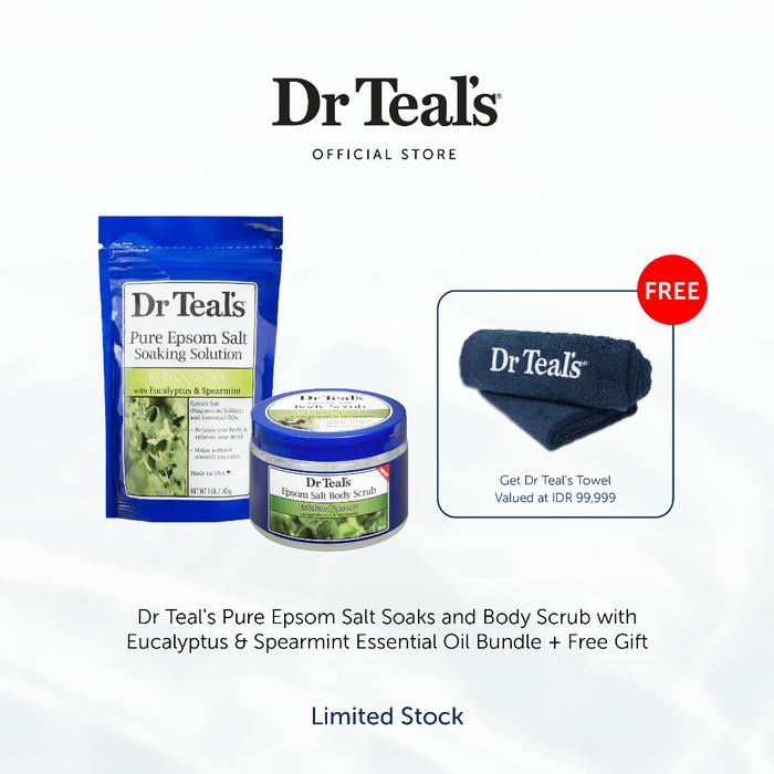 Gambar Dr Teals Epsom Salt and Scrub Eucalyptus & Spearmint Bundle dari Dr Teal's Indonesia Kota Depok Tokopedia