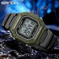 Gambar Jam Tangan Pria Digital Sport EL Backlight Tali Rubber Anti air SANDA 2156 - Green Army dari Sanda.idn Kota Administrasi Jakarta Barat 5 Tokopedia