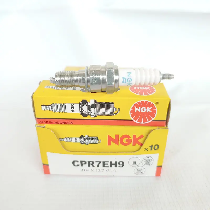 Busi NGK Semua Tipe Motor Honda LENGKAP - Tiger Vario Beat FI Karbu Supra X Fit 125 110 150 Karisma Grand Beat Karbu Megapro Old Bebek Kharisma Revo Absolute C7 Fi Esp Deluxe Bohlam Led C7HSA CPR6EA-9 CPR9EA-9 CR7EH-9 CR7EH-9 CPR7EH9 D8EA BP5ES Original 6
