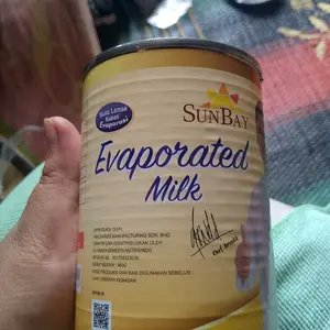 Sunbay Evaporated Milk 380gr Susu Lemak Nabati Evaporasi
