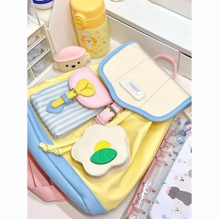 Tas Ransel Mini tahan air , Fashion Y2K, Backpack Casual wanita Cewek tasmurah berkualitas korean bag 4