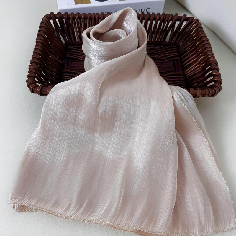 Product Introduction of #CL62  Shiny Mesh chiffon hijab, jana,watercolor,hijab, Muslim Headscarf Arab Casual Head Wrap Sunscreen Shawl Suitable For Daily Use,Exquisite, elegant and fashionable 9