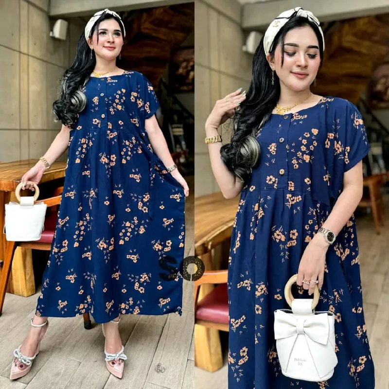 New Daster Chibi Kekinian Daster Murah Berkualitas Dress Chibi Viral Dres Batik Kekinian 0