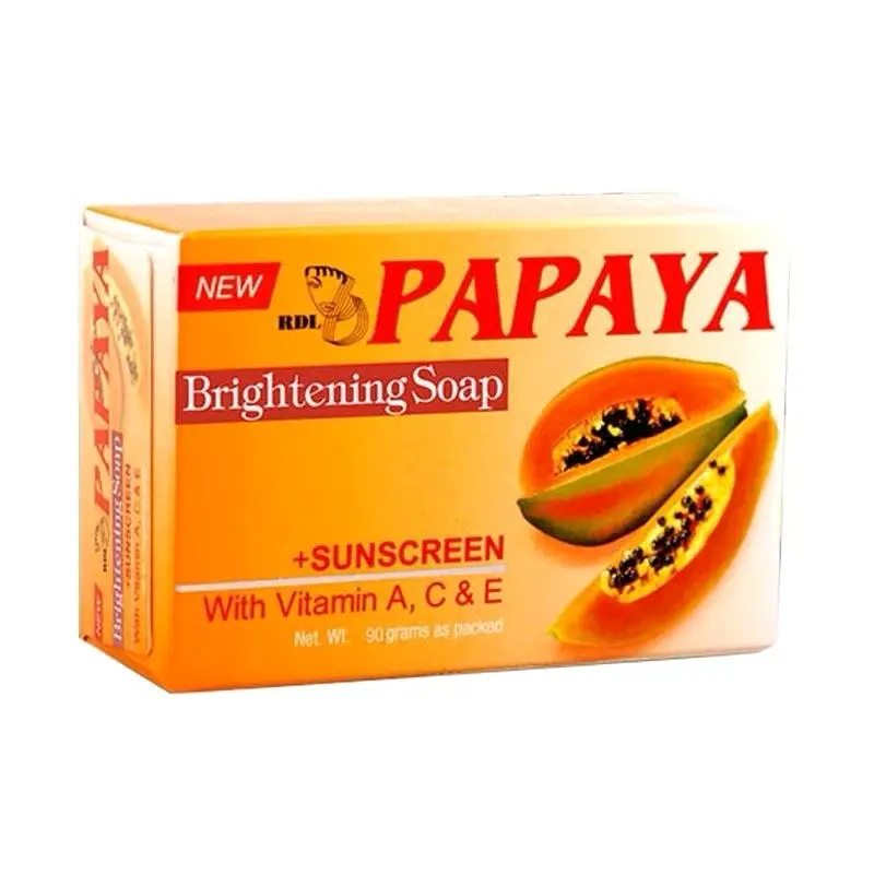 RDL SABUN PAPAYA BRIGHTENING SOAP + SUNSCREEN ORIGINAL Mencerahkan