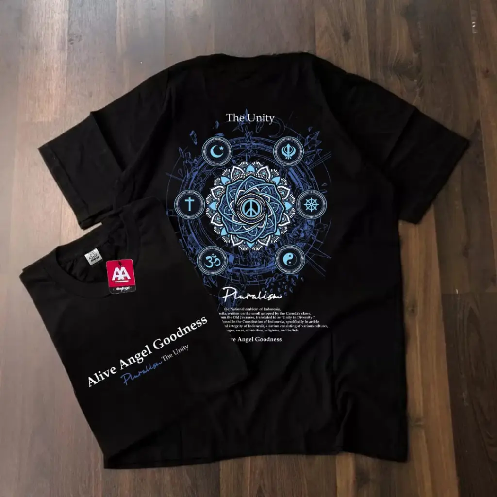 baju kaos pria the unity - streetwear - peace - kaos oblong distro - pluralisme - baju wanita - kaos distro pria - unisex - Toleransi