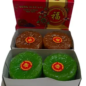 Kue Keranjang Tn Hen isi 2 Halal dengan Kotak Merah