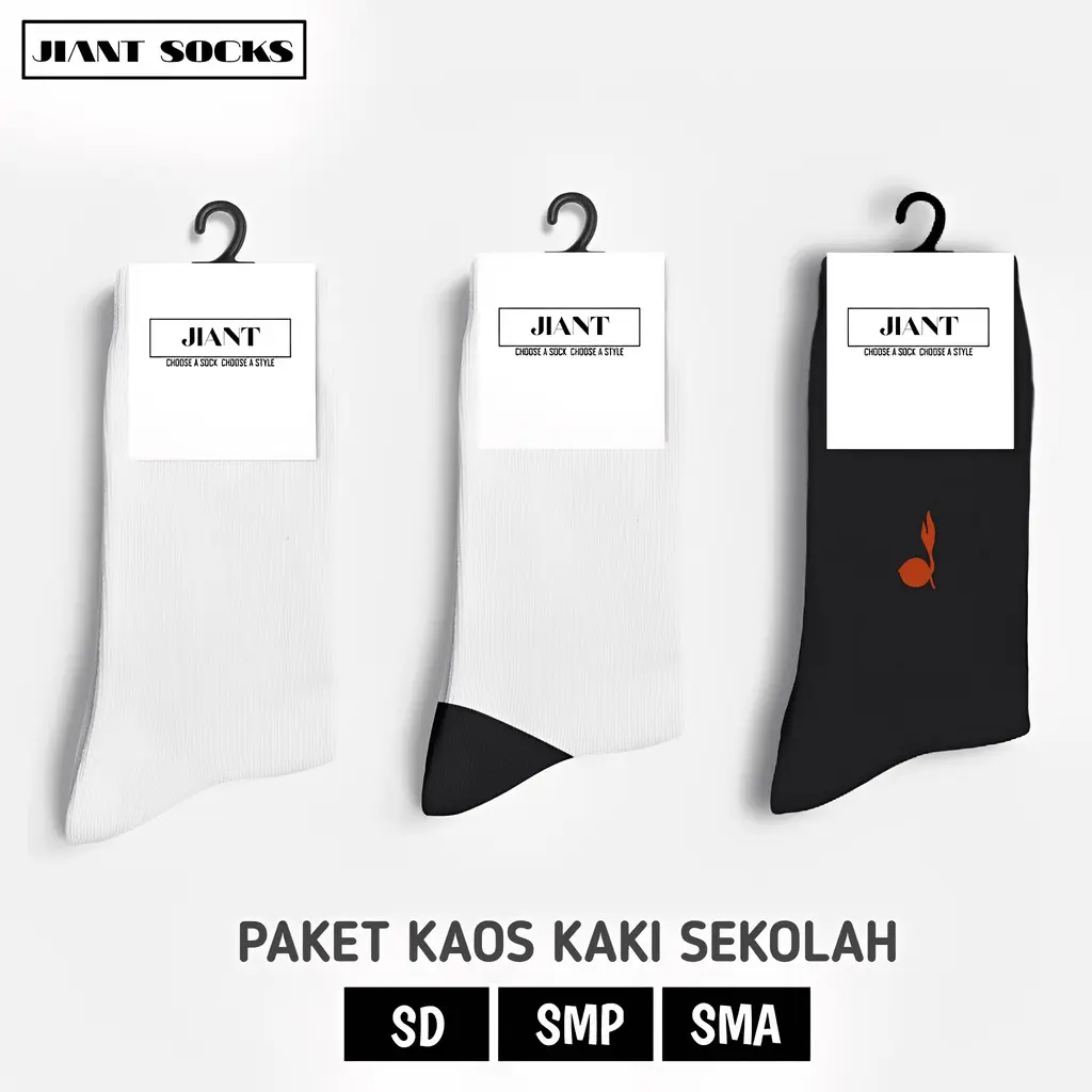 Paket Hemat Kaos Kaki Sekolah Anak SD SMP SMA Higt Quality