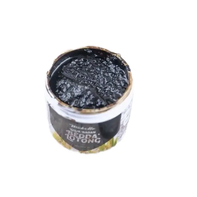 Mabello/LULUR Hitam khas BUGIS bedak lotong Scrub Mencerahkan kulit Tubuh 0