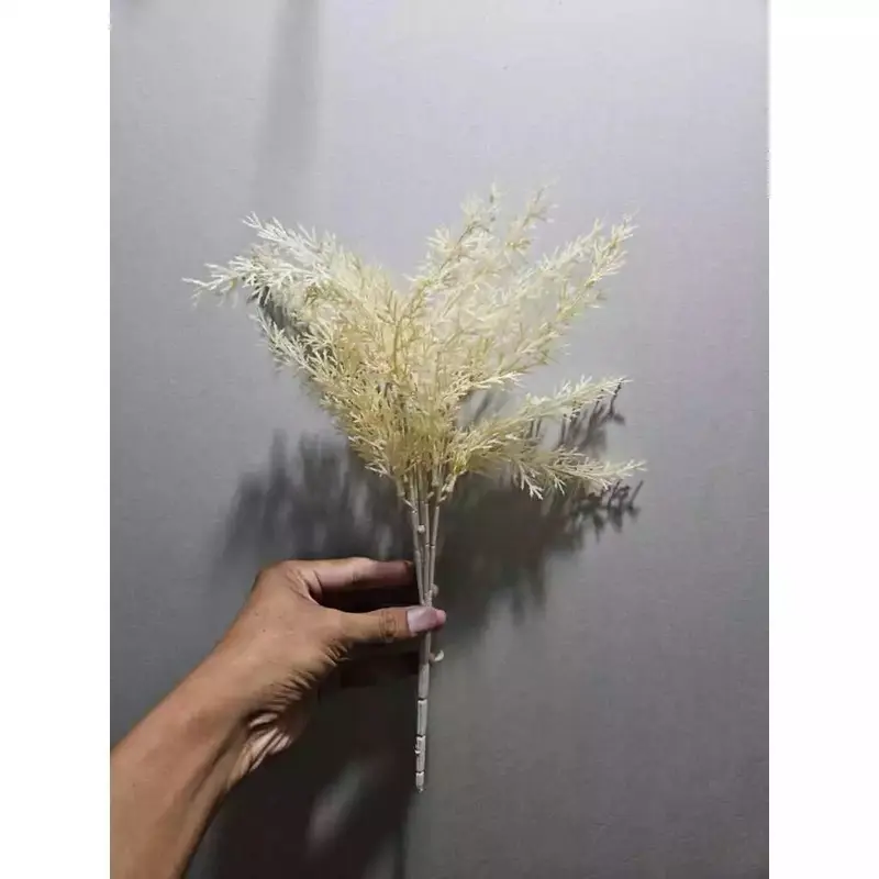 Daun Cemara Asparagus Dekorasi tangkai pendek Bunga Tanaman 1