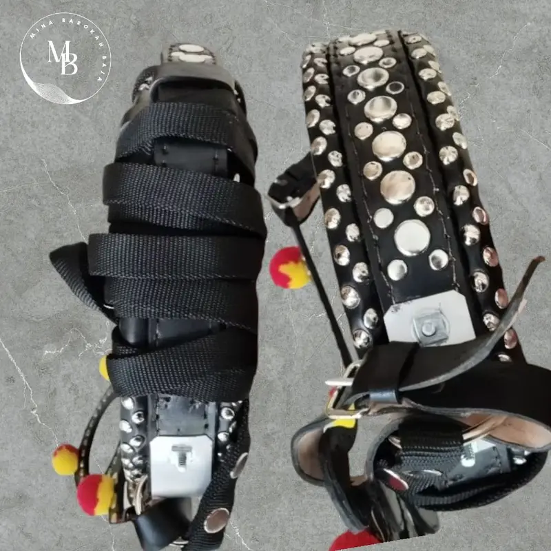 Gongseng Kalung Domba Garut Asli Kulit Tahan Lama 3