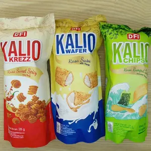 KALIO Paket Komplit isi 10 bungkus Kalio Krezz- Kalio Wafer- Kalio Chips camilan