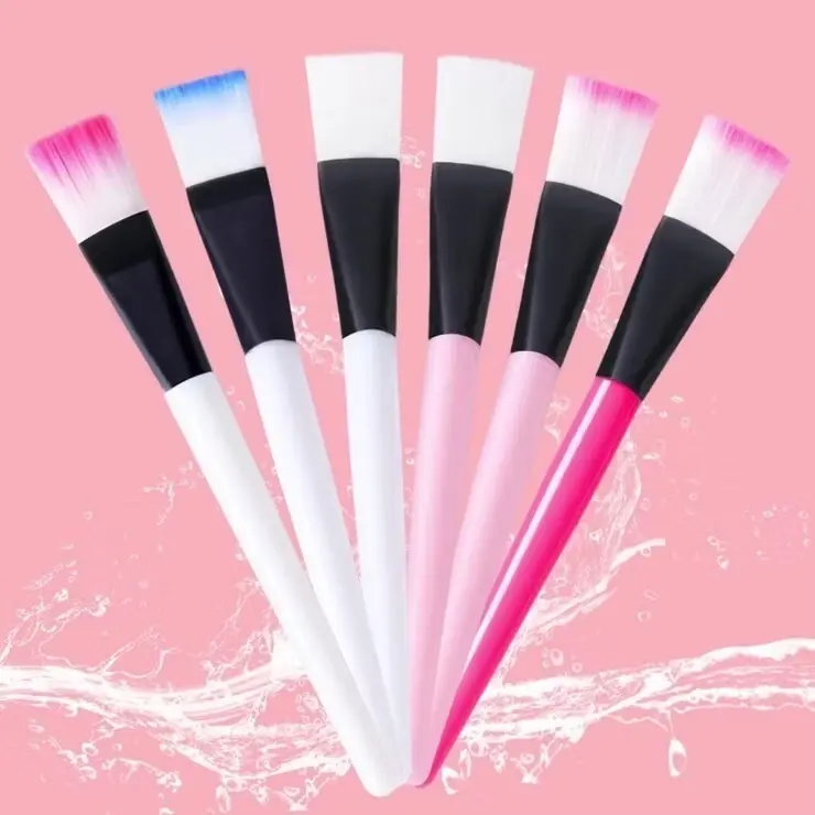 {PROMO} Kuas Masker Wajah Brush Makeup Warna pink putih