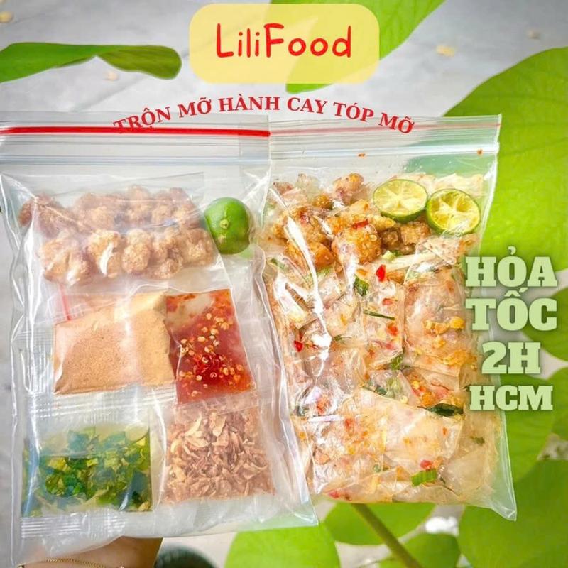 Bánh Tráng Rìa Dẻo Trộn Mỡ Hành Cay Tóp Mỡ Muối Nhuyễn Tôm Siêu Ngon - LiliFood