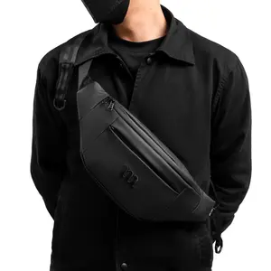 MIVVER | Dominate Waistbag Waterproof Tas Selempang Anti Air Pinggang Pria Cowok Cowo Kulit Sintetis