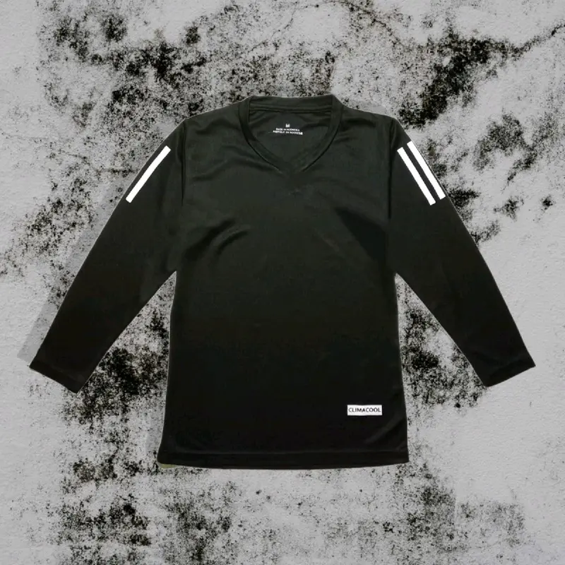 Jersey baju senam olahraga wanita kaos olahraga wanita Baju running atasan fitness aerobick lengan panjang cewe 5