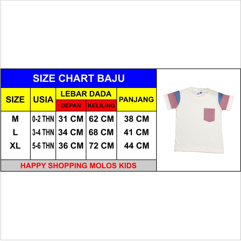 moloskids - setelan anak threetone combed 30s celana cotton twill 4