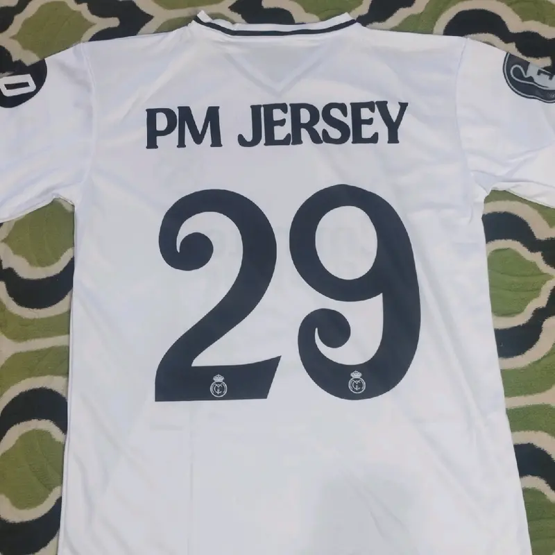 Jersey R3AL M4DR1D 20024-25H0meAway Full Printing, Free Costem nama dan Nomer Punggung. 1