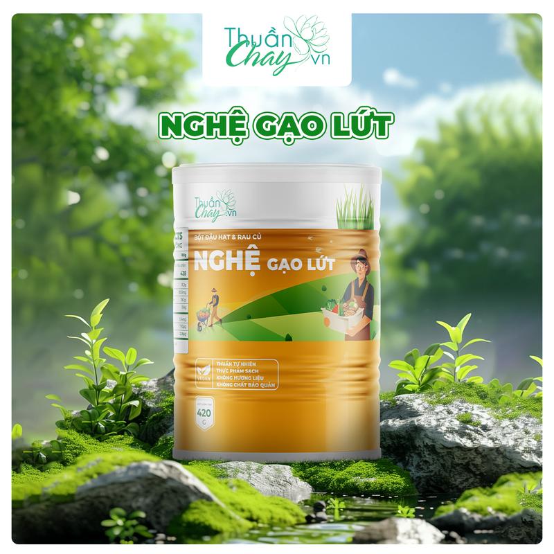 BỘT NGHỆ GẠO LỨT 420g - Bột ngũ cốc đậu hạt rau củ 