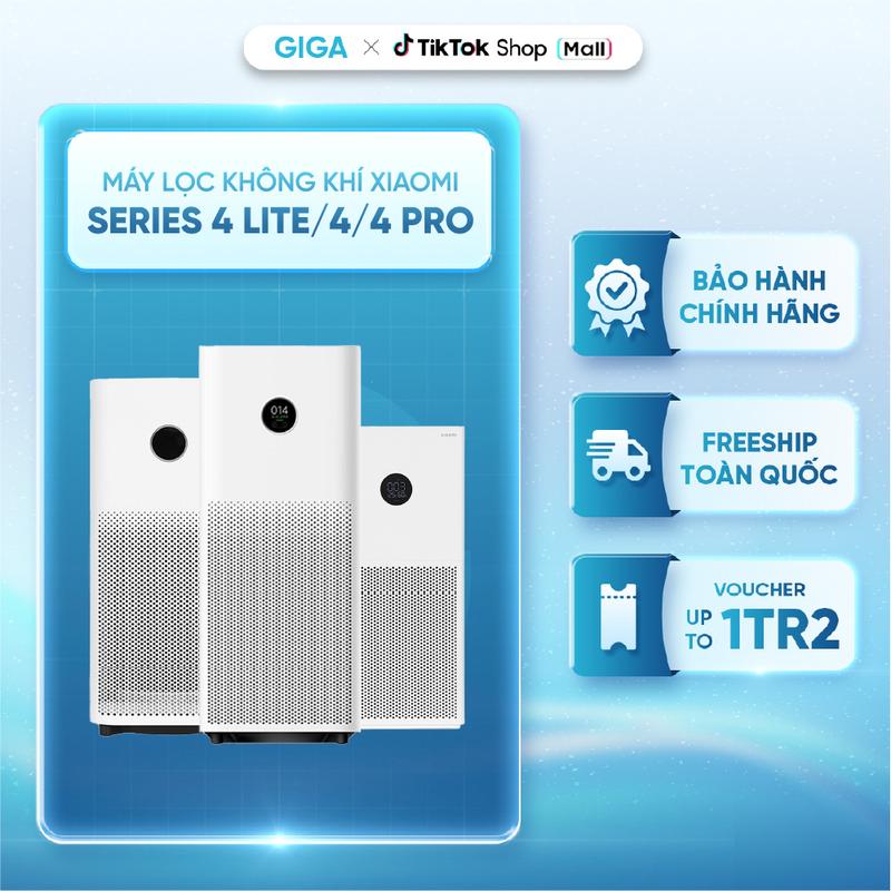 ƯU ĐÃI VÀNG Máy Lọc Không Khí Xiaomi Series 4 Lite 4 4 Pro Hàng chính hãng - Bảo hành toàn quốc Làm Sạch