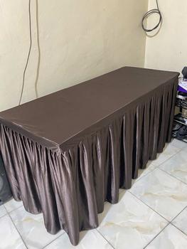 Product Review of Cover Meja Prasmanan 150 x 60 x 75 cm Anti-Susut dengan Bahan Abutay/Filamin Berkualitas Tinggi from ᑎ**ᑎ ᖘ**ᗴ 1