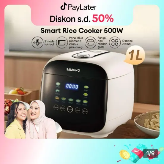 [VIRAL] Smart Rice Cooker Low Carbo Karbo Rendah Gula Kapasitas - Shop ...