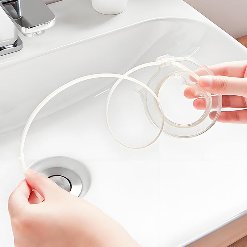 Product Introduction of Multifunctional Clean Brush Kitchen Drain Dredge Portable Floor Drain Pipe Cleaning Tool Household Hair Cleaner Bathroom 42