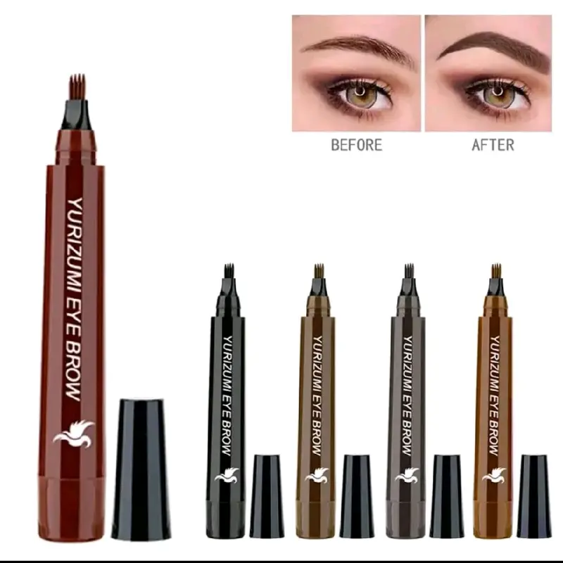 Yurizumi eyebrow pensil alis Tint my 4 tip original waterfood dan tahan lama 0