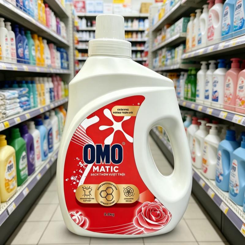 Nước giặt OMO, 3.2kg/3200ml, Làm sạch hiệu quả cao