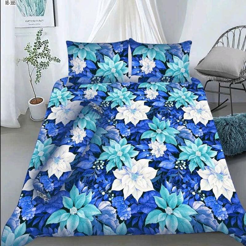 Drap Thun Lạnh Hàn Quốc - Bộ Ga Gối 1 Drap Nệm 2 Áo Gối Nằm 1 Áo Gối Ôm Chất Liệu Mềm Mịn Thấm Hút Tốt Không Ra Màu.