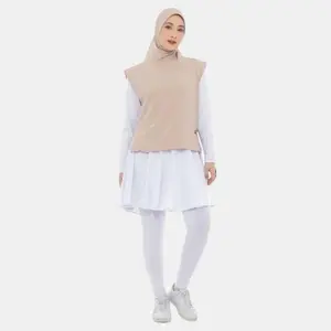 AirFit • Vest Muslimah Sporty • Rompi Olahraga Wanita Tanpa Lengan • Outer Hijab Friendly Ringan & Stylish