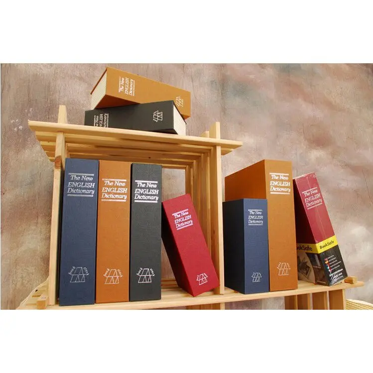 Brankas Besi Model Buku Manual Pengaman Penyimpanan Kotak Box Rahasia Kunci Aesthetic Unik Lucu 0
