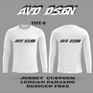 0 KAOS JERSEY LENGAN PANJANG  CUSTOME BIJIAN TANPA MINIM ORDER BY AVD DSGN