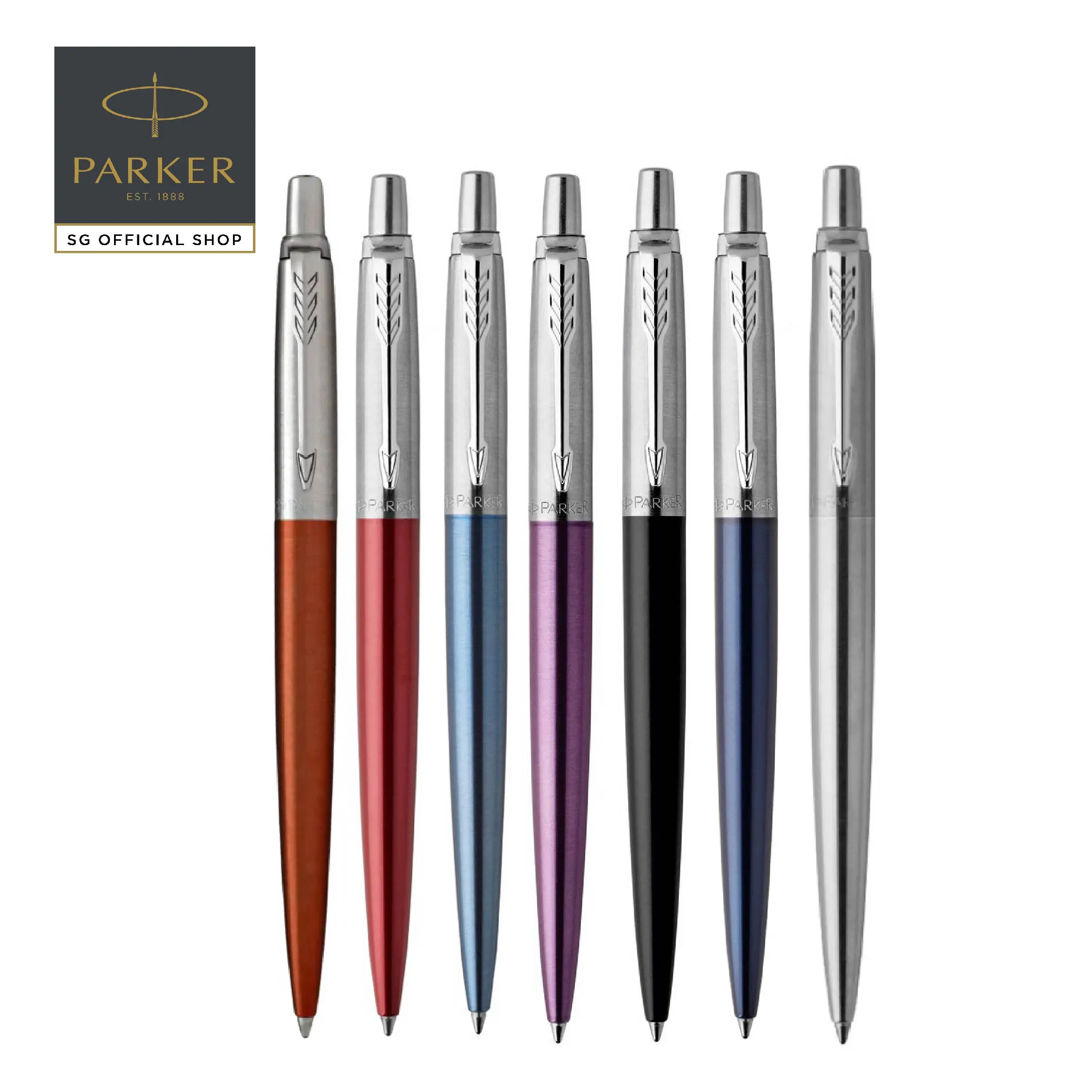 Parker Jotter (full steel body)  Chrome Trim Ballpoint Pen | BP pen